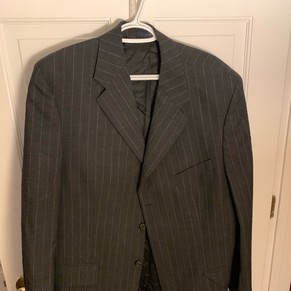 Mens Ralph Lauren Dark Grey pinstripe suit